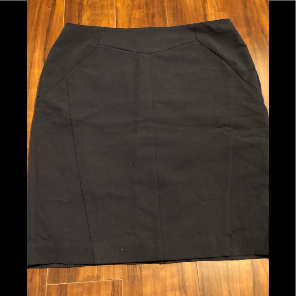 Navy Suit Skirt